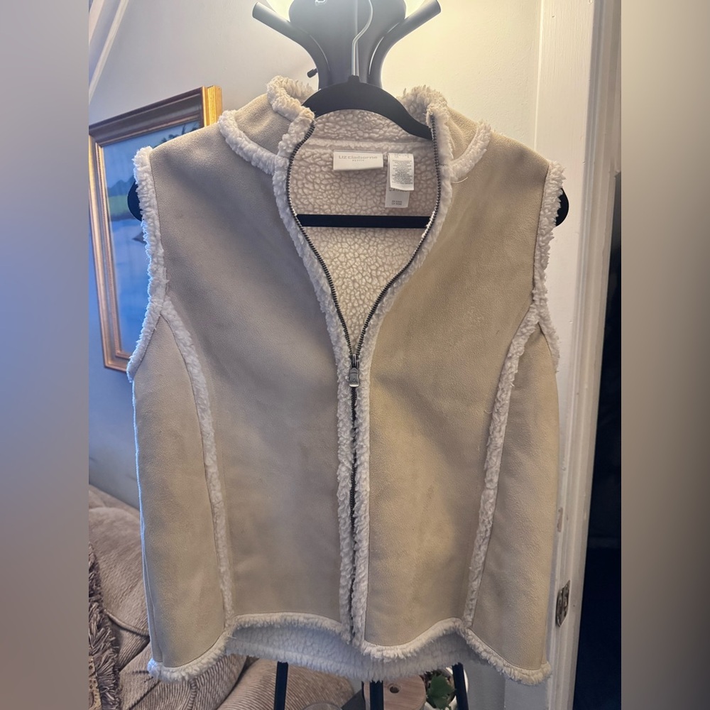 beige vest